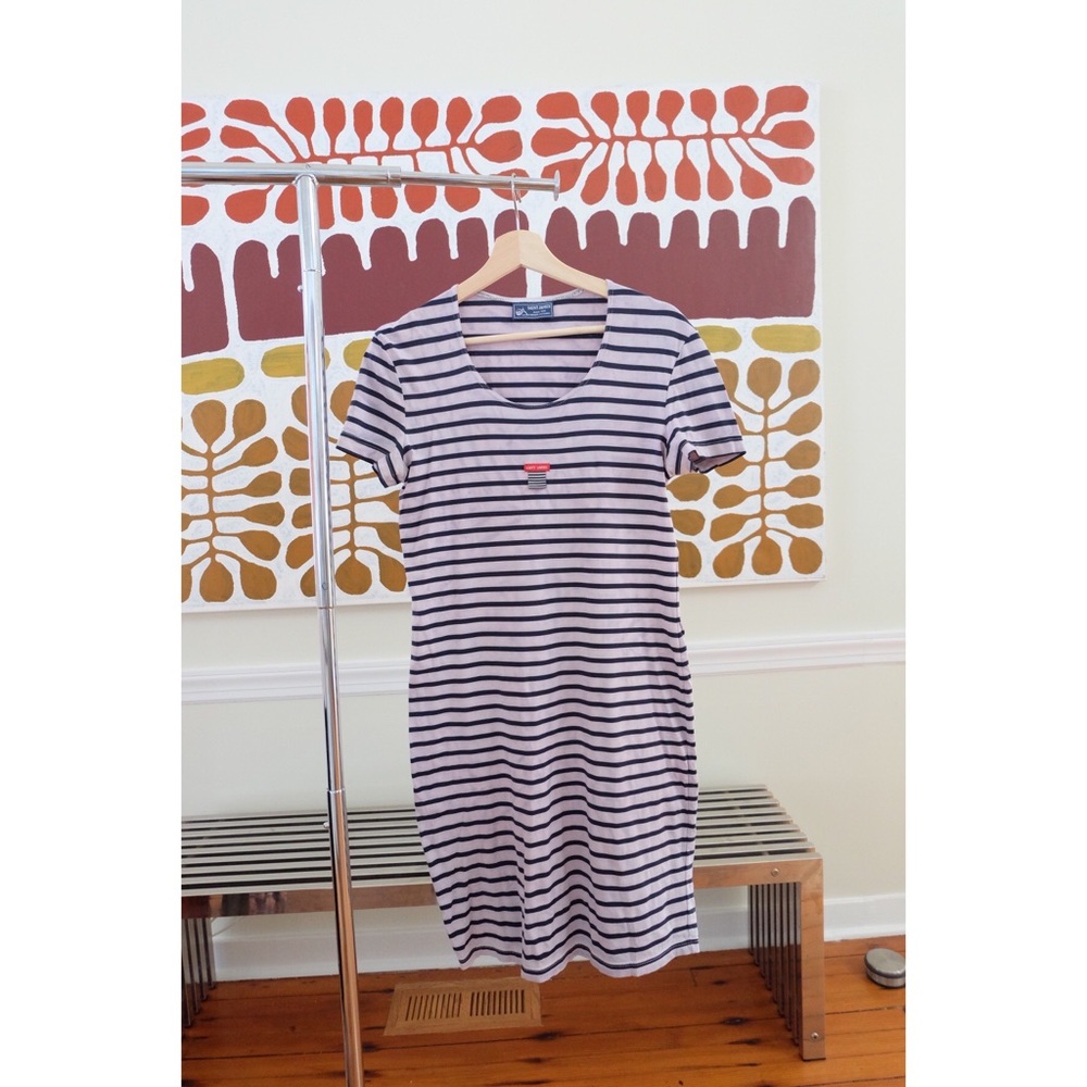 Saint James striped dress.